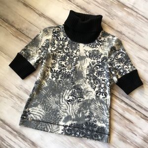 AirFIELD WOMANS Top / German size 38/US Size 10  Short sleeve Turtleneck